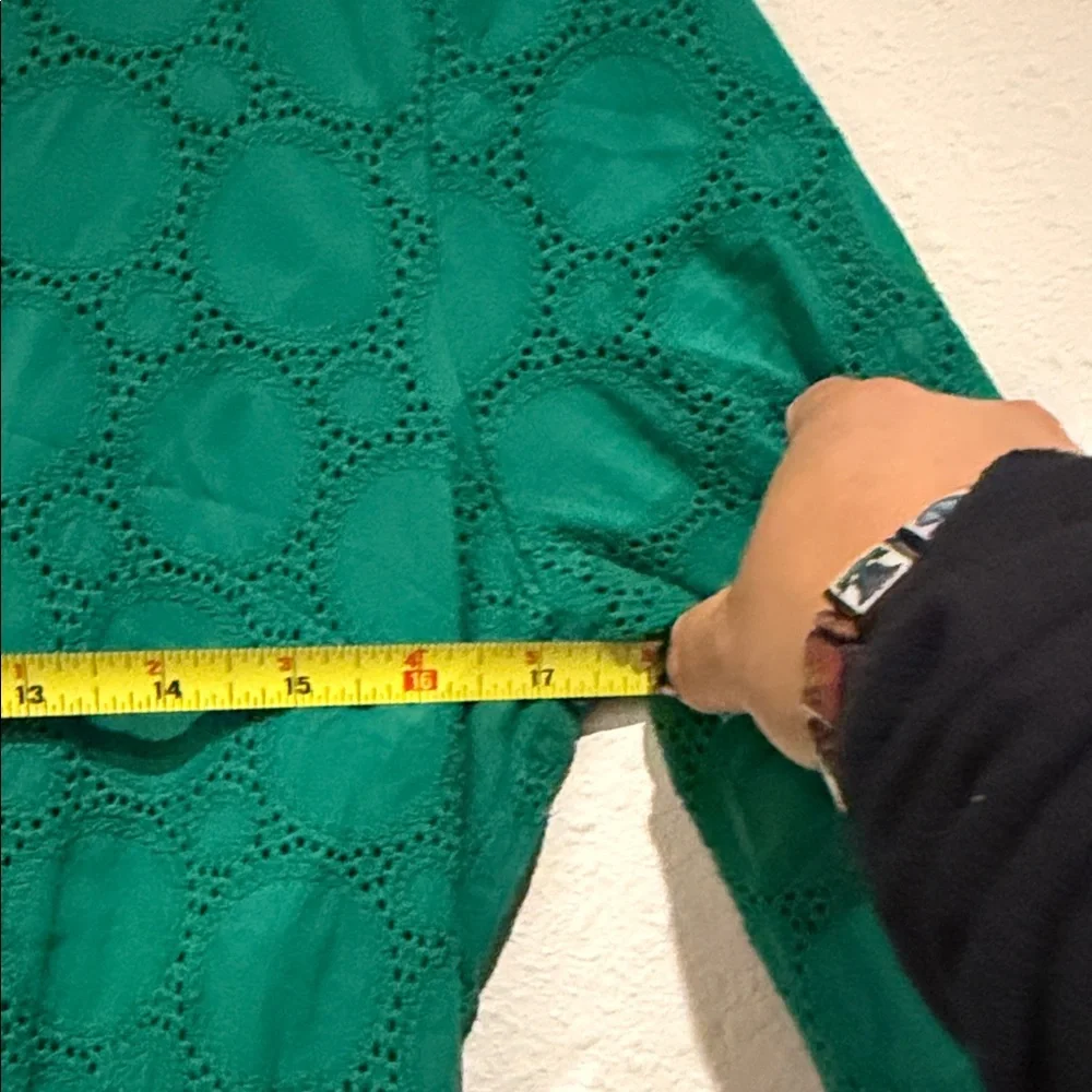 J. Crew Long Sleeve Green Dress - Picture 4 of 9